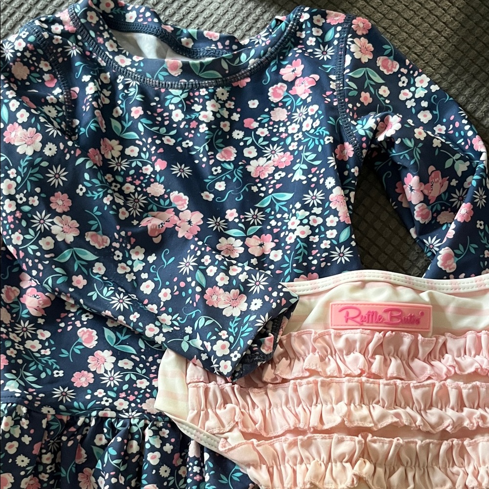 Ruffle Butts Girls 3T Longsleeve Two Piece